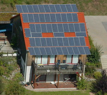 PV-Anlage auf Norddachseite